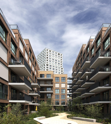 TERRAZZO, stads wonen met prachtig uitzicht! TERRAZZO ligt op een van de mooiste locaties in het Paleiskwartier.